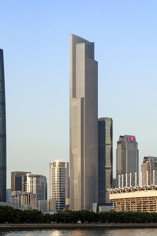 CTF Finance Centre​ in Guangzhou by Kohn Pedersen Fox Associates​. Photo © Tim Griffith.