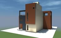3d model and draws of house in Athens