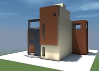 3d model and draws of house in Athens