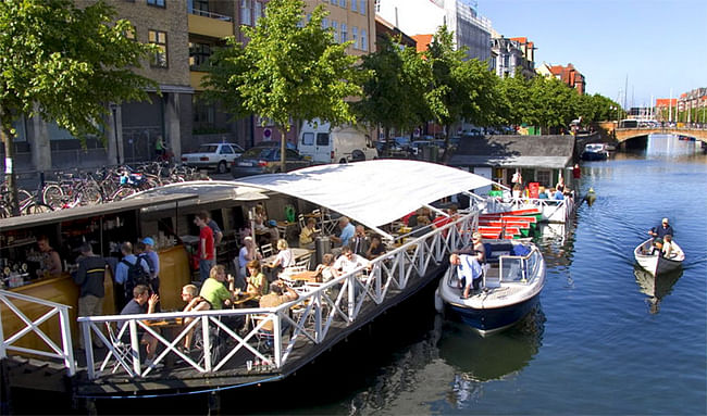Christianshavn Boat Rental and Café. Photo courtesy of Bertelsen & Scheving.