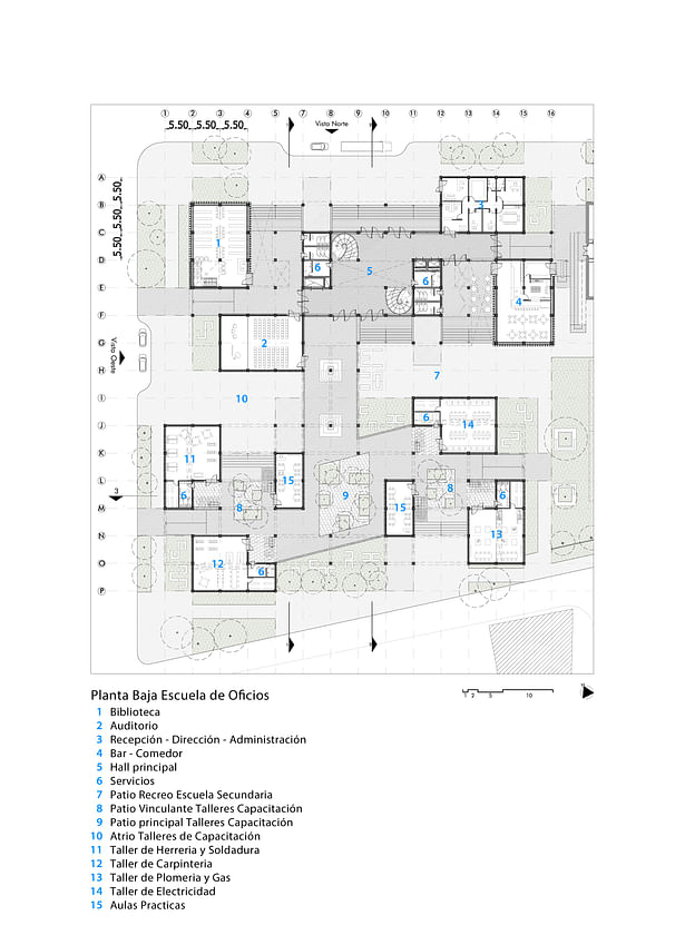 Floor - Technical School Public and Semipublic Floor