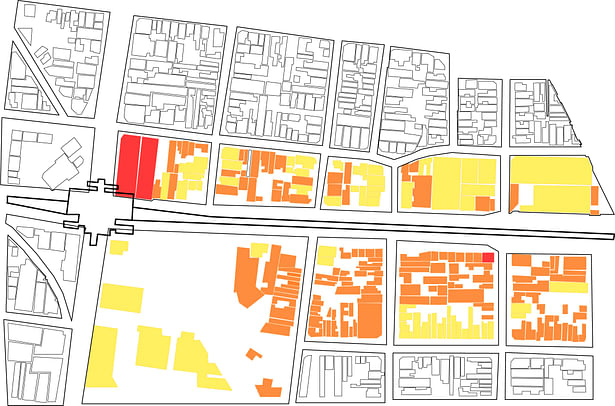 Site Analysis - Building Heirarchy of Floors