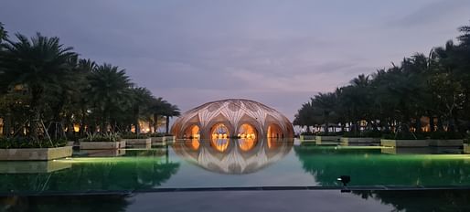 Bamboo Dome for G20 Bali Summit by Biroe Architecture. Image: © Biroe Architecture