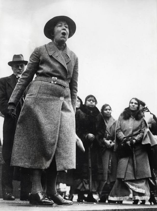 The suffragette Sylvia Pankhurst. Image via wikipedia.org