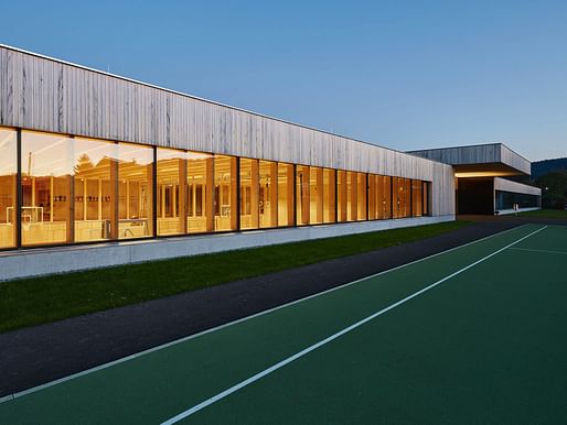 HONOR: Elementary School Unterdorf Höchst, Höchst ,Vorarlberg, Austria, Dietrich | Untertrifaller Architekten. Courtesy of the 2017 Wood Design & Building Awards.