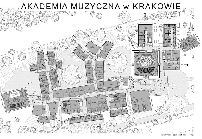 Krakow Academy of Music by Gehry Partners. Image via afasiaarchzine.com.