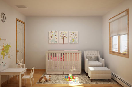 Daughter's Room Rendering - She's due May 2016
