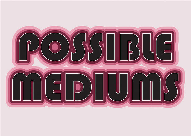 Possible Mediums has plans to have a traveling exhibition showcasing their investigations that challenge architectural production mediums.