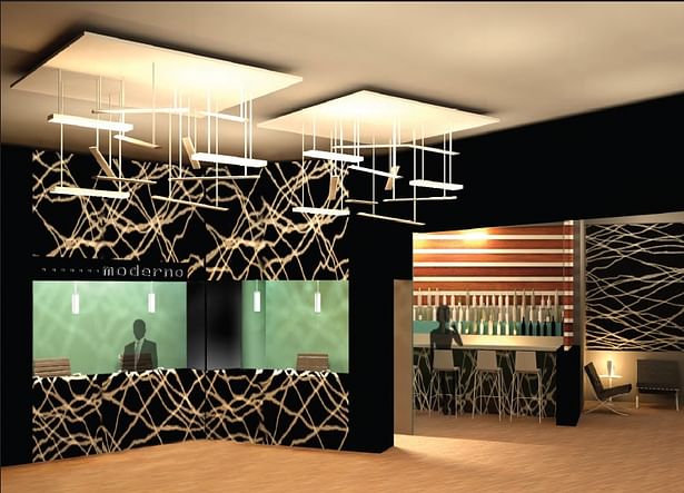 'Hotel Moderno' Reception 3dsmax Render