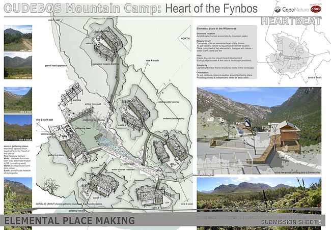 Acknowledgement Prize: Sustainable public eco-tourism facility, Cape Town, South Africa by Architecture co-op, South Africa: Elemental place making.