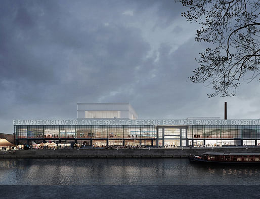 The KANAL - Centre Pompidou by noAarchitecten + EM2N + Sergison Bates Architects. © NOA — EM2N — SBA