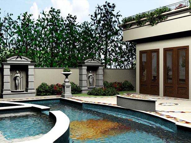Pool Area ( 3D Studio )
