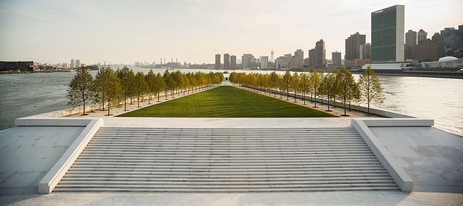 Franklin D. Roosevelt Four Freedoms Park, New York. Louis Kahn, 1973-2012. Photo: Paul Warchol