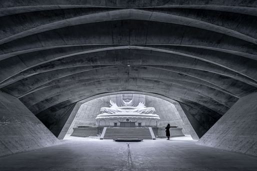 Interior: Hill of the Buddha, Makomanai Takino Cemetery Sapporo, Japan. Photographer credit: Vincent Wu/APA19/Sto.