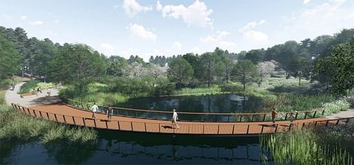 Sandy Hook Memorial Competition entry by SWA Group. Image: SWA Group. 