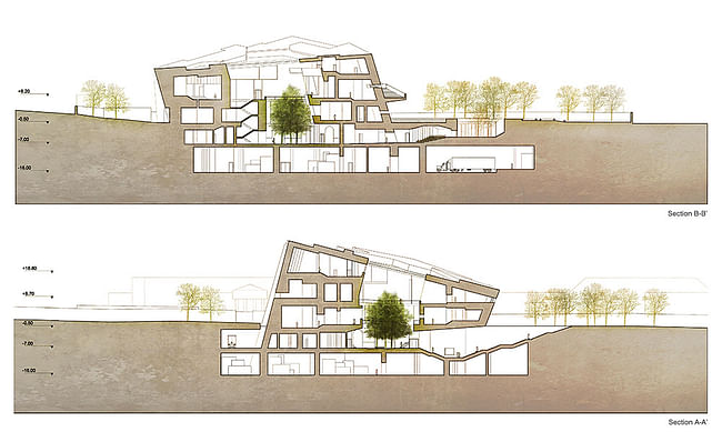 Sections (Image: Matteo Cainer Architects)
