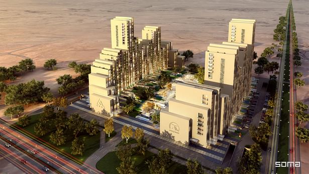 Aura Mixed Use Design by Michel Abboud