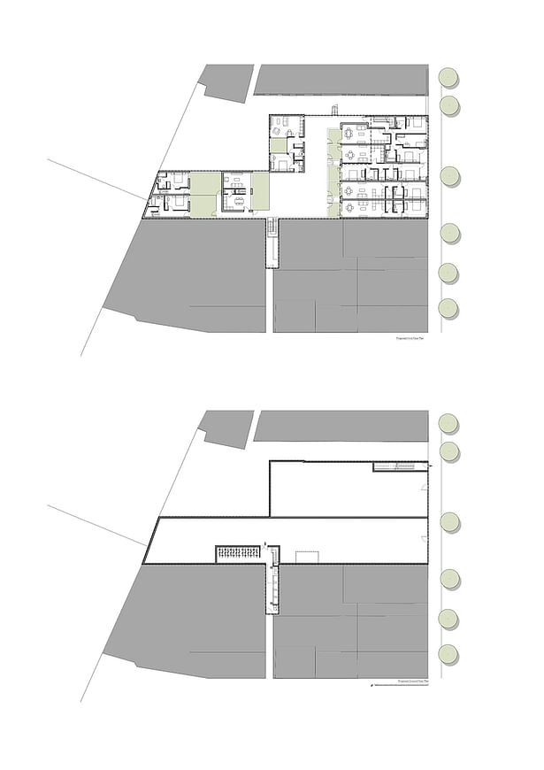 Ground & First floor plans