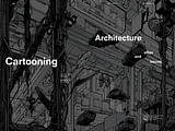 MAS Context Narrative. Cartooning Architecture and Other Issues (spread) © MAS Context