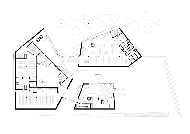 Ground floor plan © R. Paleko arch studija