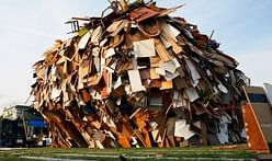 Raumlabor’s ‘Big Crunch’ is an Incredible Building Made from Discarded Materials