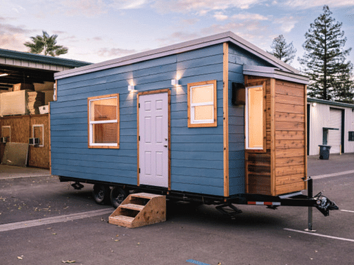 Best Budget-Friendly: Studio 20 'Blueberry' by California Tiny House. Image courtesy Tinyhomes.com