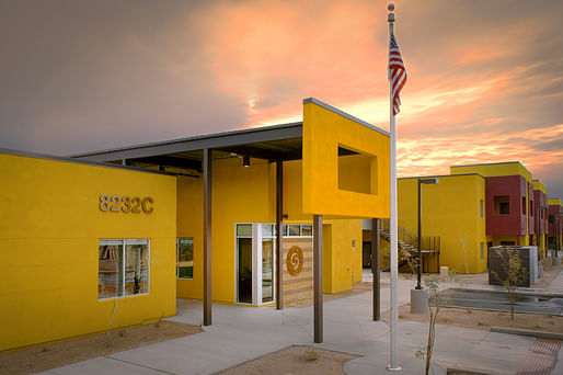 Landmark Senior Housing in Glendale, AZ. Outstanding Affordable Developer Builder / Developer: Native American Connection, Phoenix, Arizona. Photo courtesy of USGBC LEED Homes Awards.