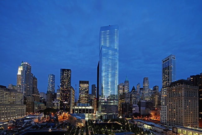 2014 Tallest #1: One World Trade Center, New York City, 541 meters. Photo © Silverstein Properties.