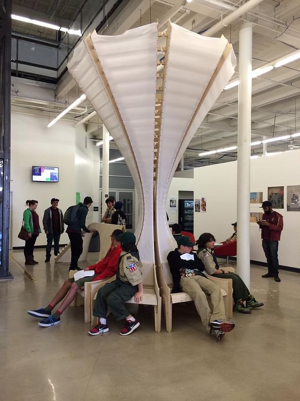 Modular Lounge at Newschool of Architecture + Design
