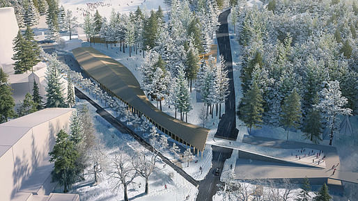 Winning 'New Central Part of Borovets' competition entry by William Matthews Associates Ltd (United Kingdom). Image: Samokov Municipality. 