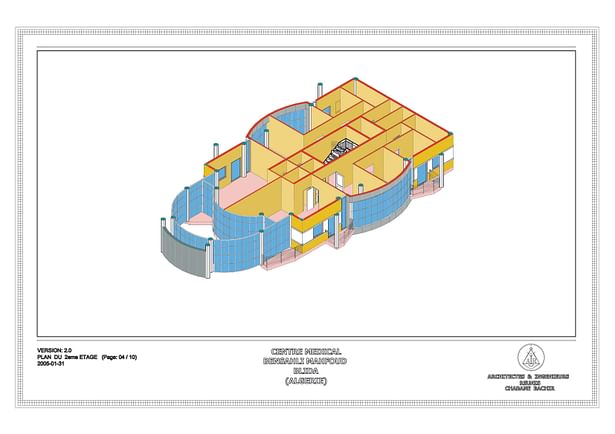 Isometric View of 2nd Floor Plan
