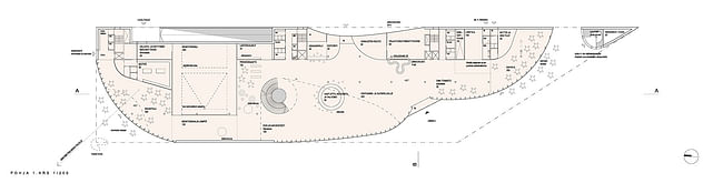 Floor plan, 1st floor (Image: Playa Architects)