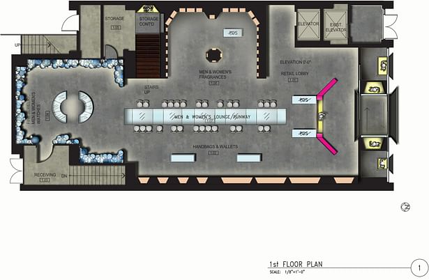 Rendered First Floor Plan