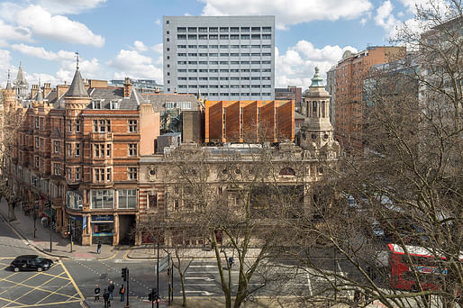 Shaftesbury Theatre by Bennetts Associates. Photo: Peter Cook.