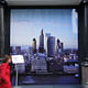 Displayed in fall 2011 at the marketing office for 20 Fenchurch Street, this visualization imagined how the new cluster of skyscrapers around the Gherkin would appear from across the Thames. Photograph by Jonathan Massey.