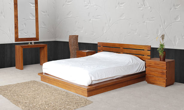 Teak Wood Bedroom Set