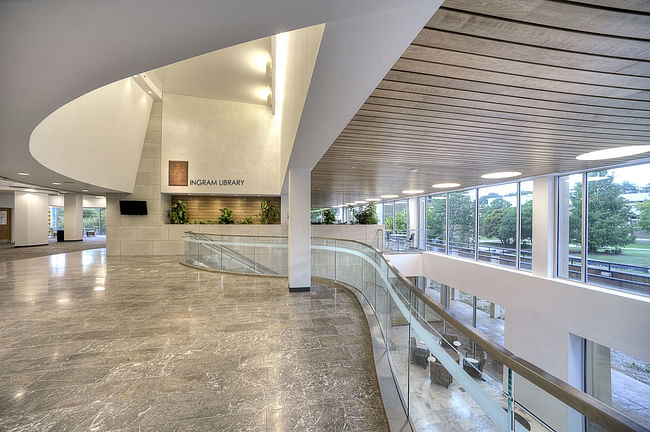 Citation Award - University of West Georgia, Ingram Library and Tom Murphy Archives, Carrollton, GA by Houser Walker Architecture. Photo courtesy of Parrish Construction.