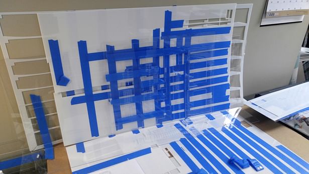 Process Documentation: Parts being extracted from laser cut sheets