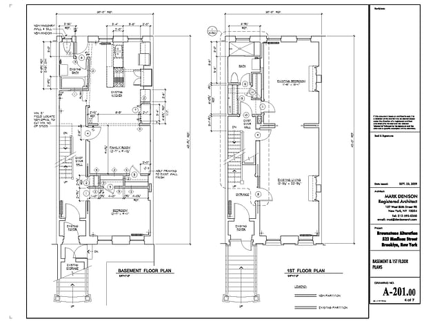 Basement & First Floor Plans