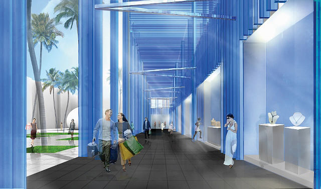 Building corridor. Image courtesy of Nadine Johnson & Associates, Inc.