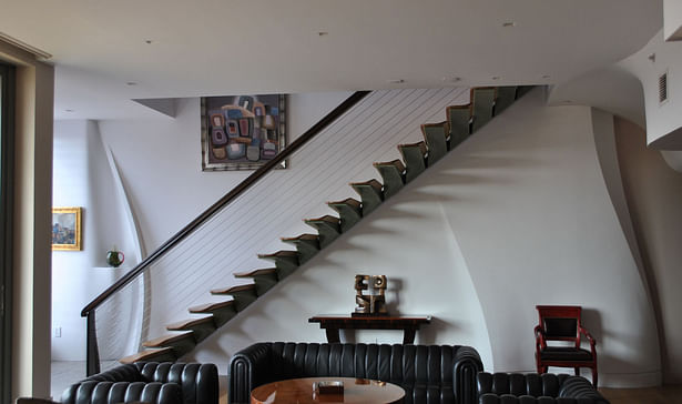 Pancu Residence - Signature Stair (Image: Nastasi Architects)