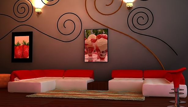 Walls Ice Cream Branded Outlet Interior