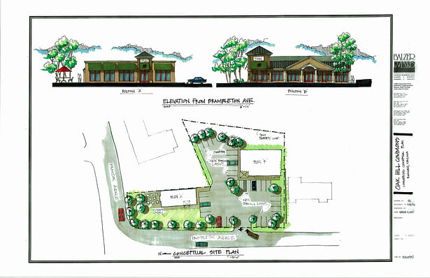 Oak Hill Commons Conceptual Design and Site Plan