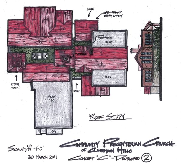 Roof Plan & Elevation Study