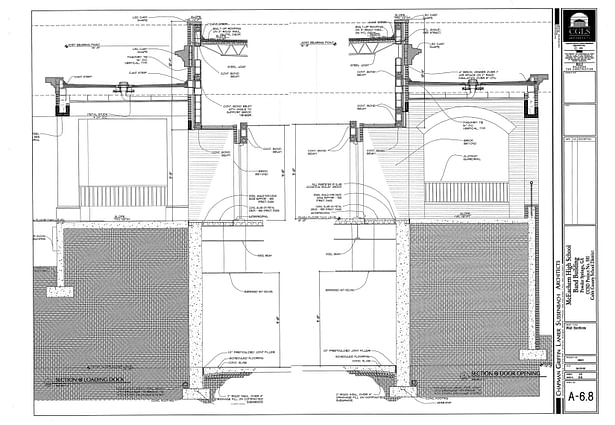 McEachern Band Building-wall sections