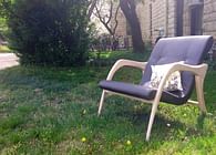 Leisure Lounge Chair- Designed, Built, and Upholstered