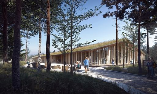 Museum of Forest Finn Culture, Norway. Rendering: Aesthetica Studio.