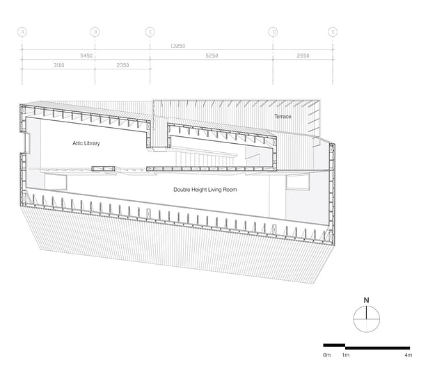 Shear House by stpmj, 2nd Level Floor Plan