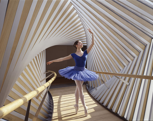 Royal Ballet School: Bridge of Aspiration in London, UK by WilkinsonEyre