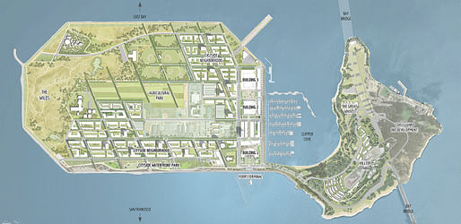 Aerial Plan. Image Credit: Treasure Island Community Development/CMG Landscape Architecture.